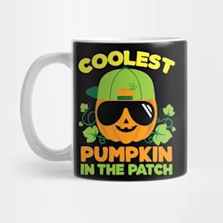 Pumpkin Patch Shirt For Boys Coolest Matching Halloween Mug